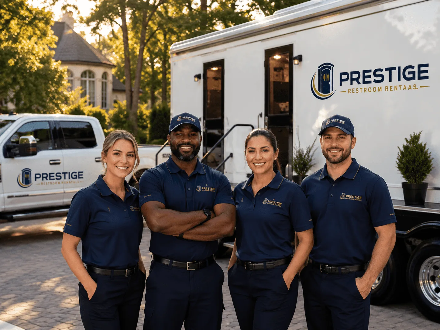 Trusted Luxury Portable Restrooms company in Moffit, ND